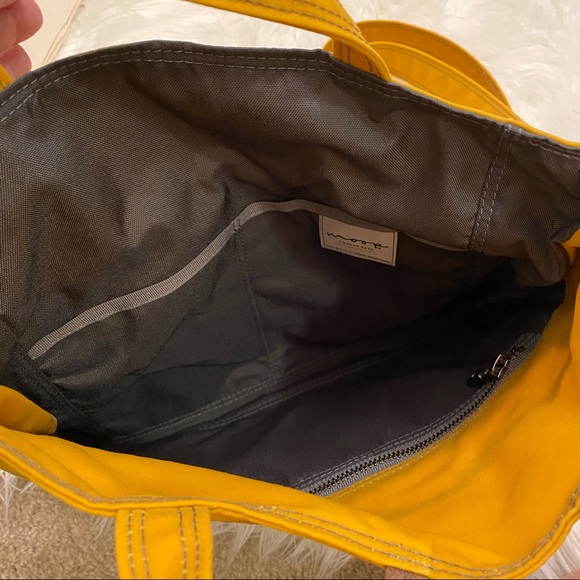 Moop Paperback Handbag Purse Waxed Canvas Tote Clutch - Picture 5 of 6